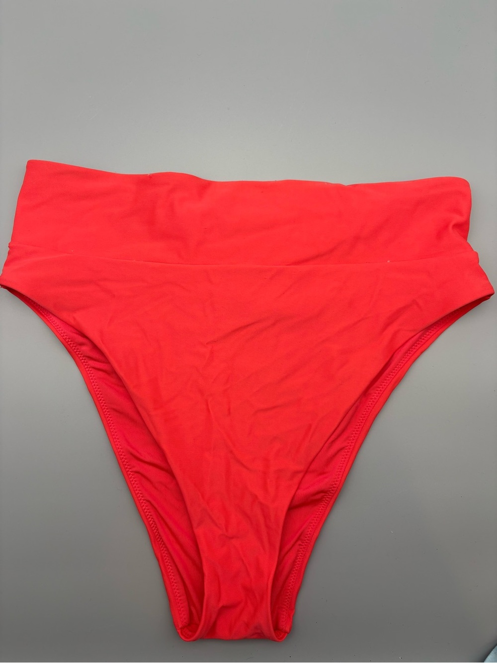 aerie High-Rise Swim Bottoms in Coral